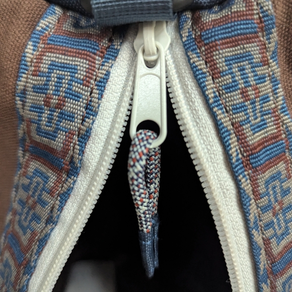 KAVU Mini Manastash Brown and Orange Bag - Picture 9 of 9